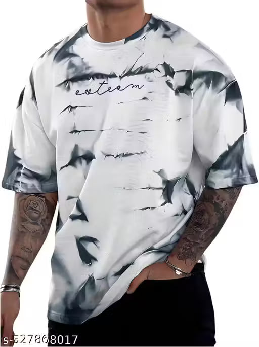 TechKart Oversized Tie-Dye Streetwear T-Shirt